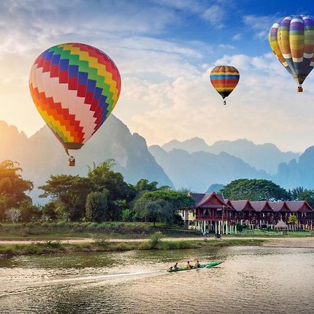 Vang Vieng Camellia Hotel Exterior foto